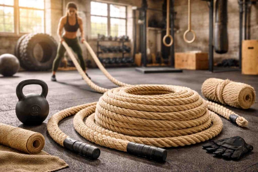 Use of sisal rope in Health & Fitness industry