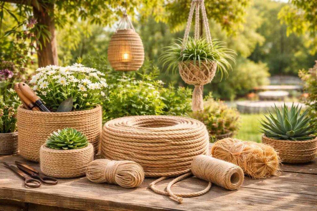 Use of sisal rope in Home and Garden